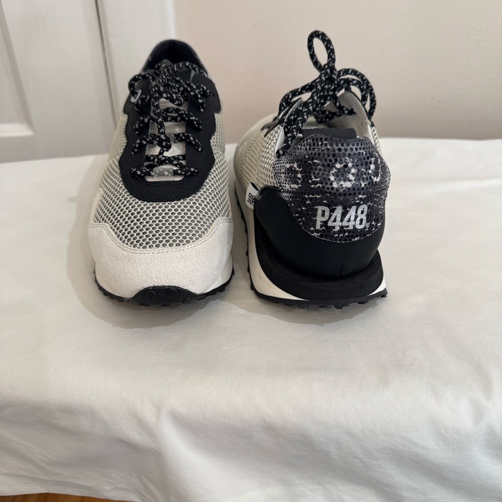 P448 Kids' Black and Gray Sneakers